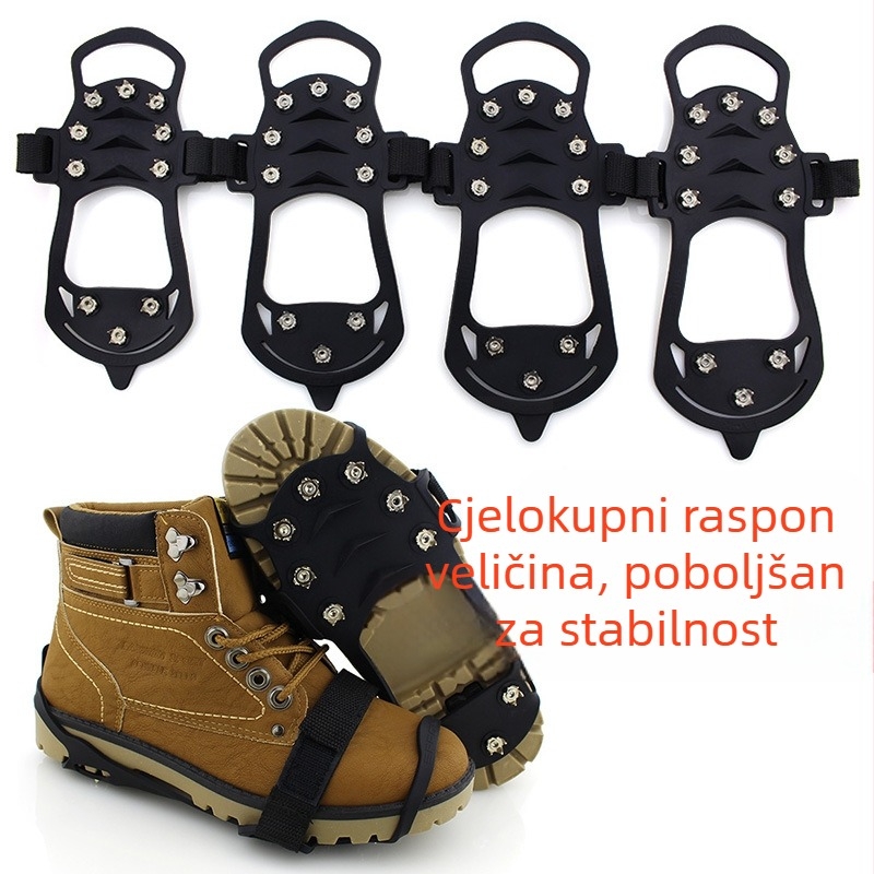 Kramponi za led - protuklizni navlaci za cipele za snijeg i led, jednostavna vanjska upotreba, zimska adhezija