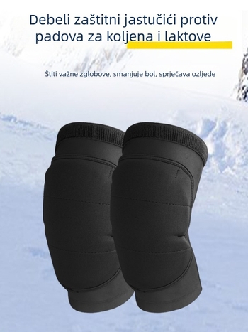 Odrasle hlače za zaštitu na skijanju s integriranim zaštitnim ulošcima – otporne na pad, otporne na udarce; Lycra diving tkanina, poliester-nylon pjena, EVA vlakna