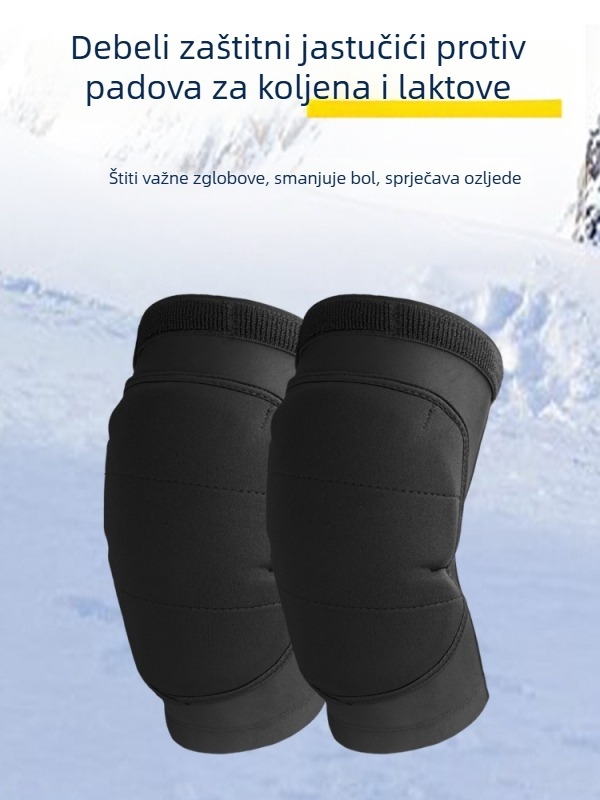 Odrasle hlače za zaštitu na skijanju s integriranim zaštitnim ulošcima – otporne na pad, otporne na udarce; Lycra diving tkanina, poliester-nylon pjena, EVA vlakna