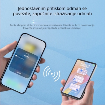 Selfie zaslon CP5 Lite – Jednostavno povezivanje jednim dodirom, Daljinsko fotografiranje (Maksimalna nosivost 2–5 kg; Težina 123 g)
