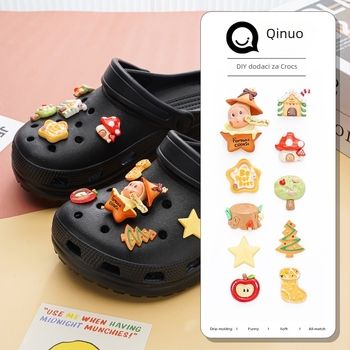 Crocs stila papuče dodaci, model Decorate; stil Cute, Sweet Academy; pogodno za ljeto, proljeće i jesen