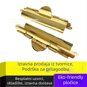 Metalni klip za foldere sa zubnim zahvatom; kompatibilan s A4, A5 i B5