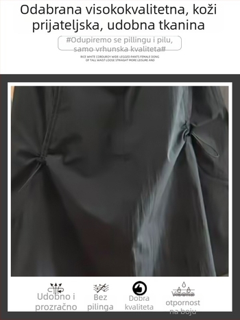 Radna midi suknja, plisirana, spandeks tkanina, blaga elastičnost, ljeto 2025