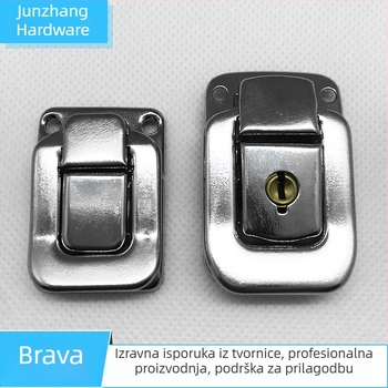 Junyi pločasti brava za aluminijske i metalne kutije – model 10, hardverski dodatak