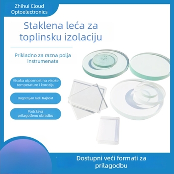 Toplotno izolirane staklene leće i prozori za visokotemperaturne izvore svjetla, za projektore i monitore
