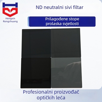 ND2–ND256 promjenjivi ND filter od optičkog stakla, neutralna siva