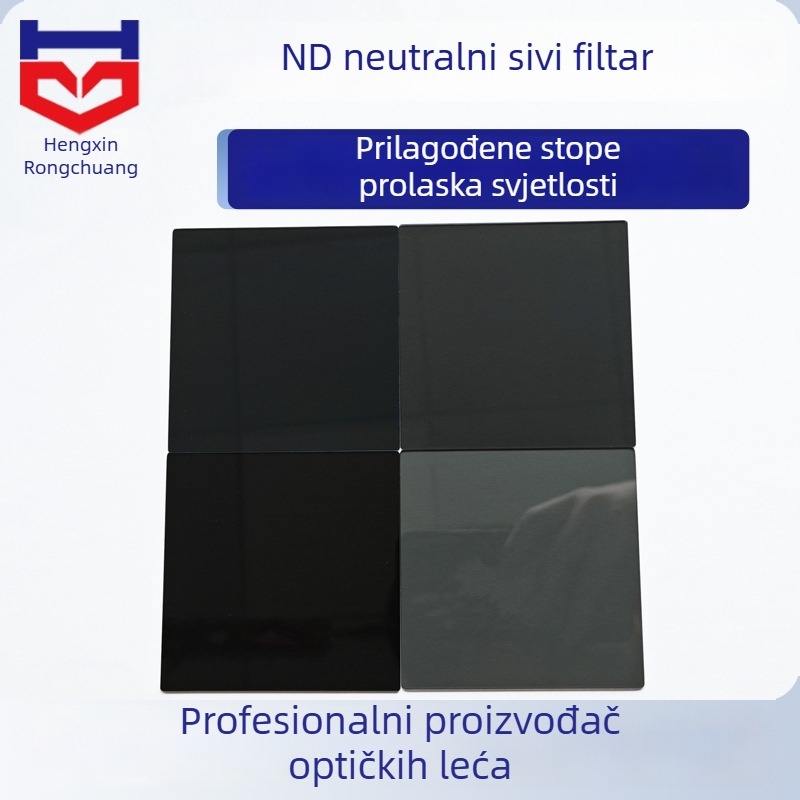 ND2–ND256 promjenjivi ND filter od optičkog stakla, neutralna siva