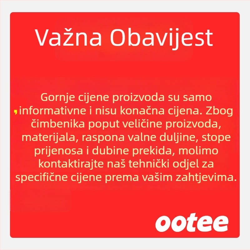 Filtarski film za Real-time fluorescentski kvantitativni PCR detektor — Model BP; Optičko staklo; Prilagodba obrade; Broj artikla 202404018001; Glavne namjene: fluorescijski kvantitativni PCR detektor, fluorescijski mikroskop