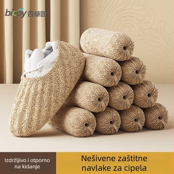 Reljefne jednokratne navlake za cipele od netkanog materijala, za unutarnju upotrebu, otporne na habanje, protuklizne, vodootporne, ekstra debeli