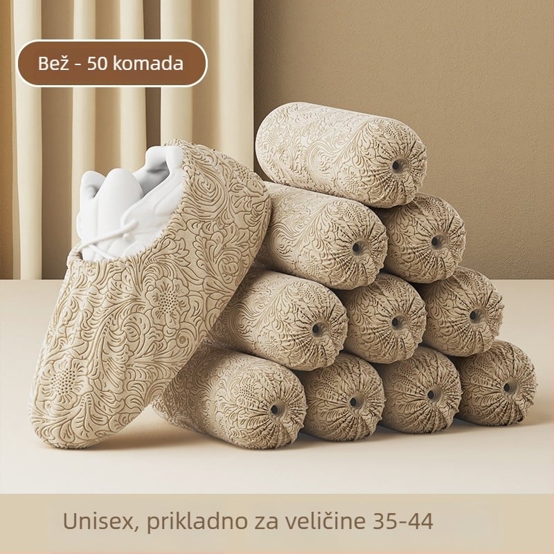 Reljefne jednokratne navlake za cipele od netkanog materijala, za unutarnju upotrebu, otporne na habanje, protuklizne, vodootporne, ekstra debeli