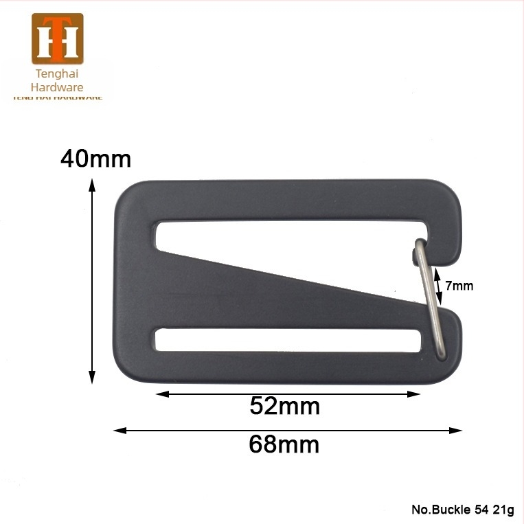 Aluminijska kopča s oprugom za prtljagu, model BUCKLE 53, TH Tenghai