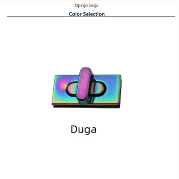 Pravokutna okretna brava za prtljagu – metalni hardver za prtljagu, model Y1280