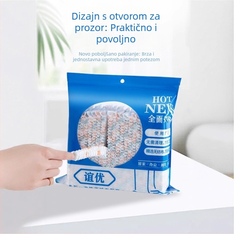 Jednokratne navlake za obuće za unutarnju upotrebu, deblje, od netkane tkanine, vodootporne, protuklizne, otporne na habanje, zidni sustav s izvučnim dizajnom