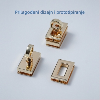 Torba metalni lokot - cinkova legura, kvadratni zavrtni lokot, prilagodljiv, Model SX063, Brend Sheng Zinc Hardware