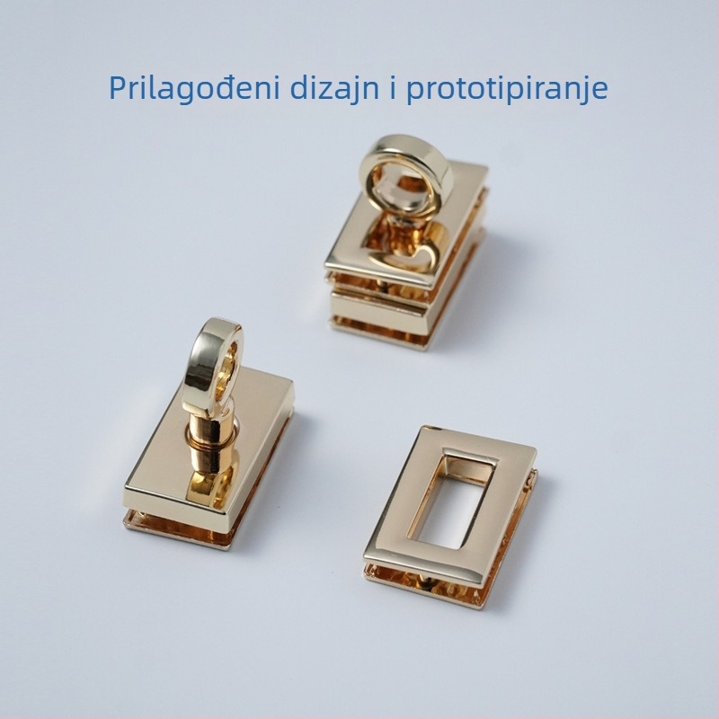 Torba metalni lokot - cinkova legura, kvadratni zavrtni lokot, prilagodljiv, Model SX063, Brend Sheng Zinc Hardware