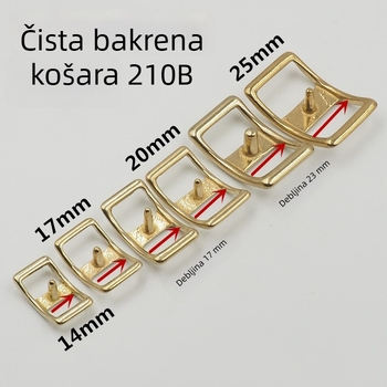 Mesing kopča za pojas, 210 saddle kopča, dodatna oprema za prtljagu, gradski jednostavni stil, proljeće 2024