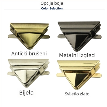 Triangle mortise lock za prtljagu • metal • model: Triangle mortise lock • kategorija: dodatna oprema za prtljagu