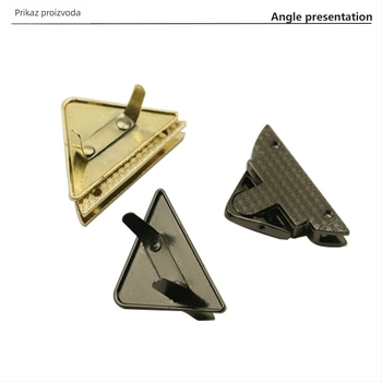 Triangle mortise lock za prtljagu • metal • model: Triangle mortise lock • kategorija: dodatna oprema za prtljagu