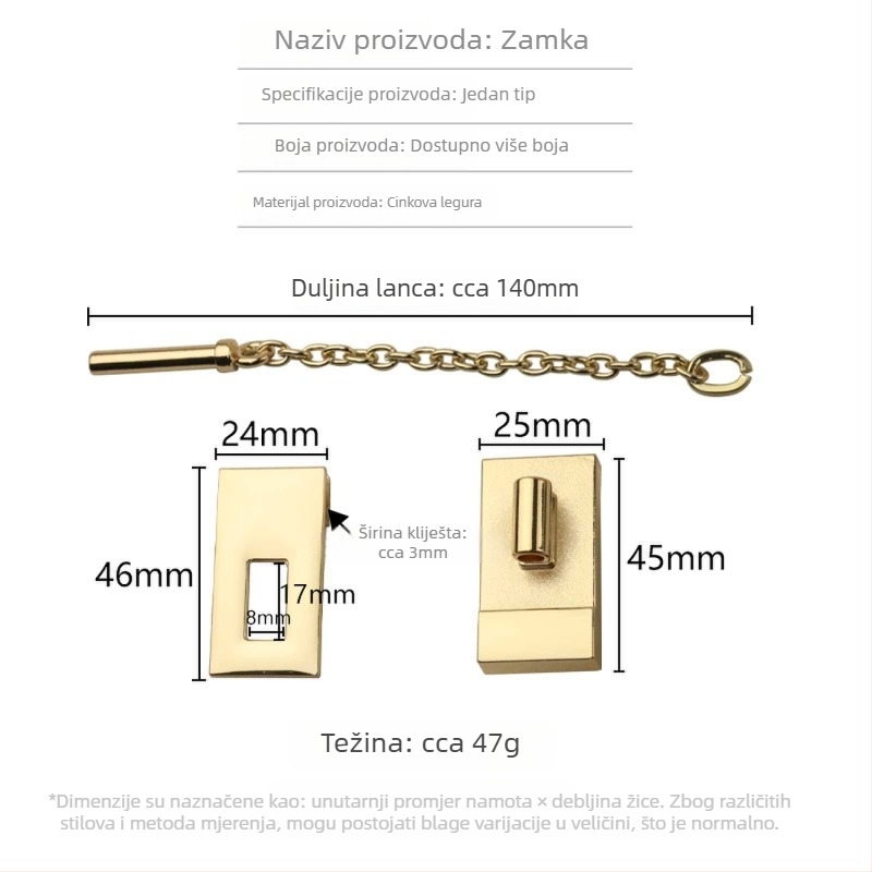 Twist Lock za prtljagu | Model: Latch Lock | Brend: Jin Hongyang