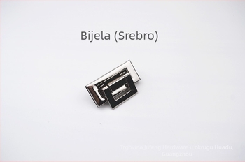 Metalna brava za torbe s okretanjem mehanizmom, težina 0.035 kg