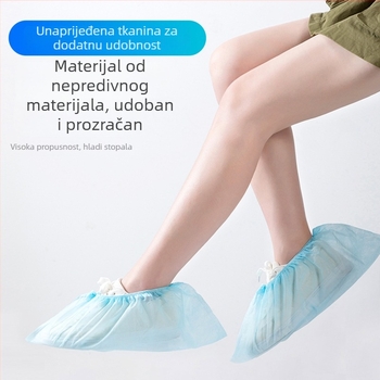 Jednokratne navlake za cipele za kućnu i unutarnju upotrebu, vodootporne, zaštita od prašine, protuklizne, od netkanog materijala