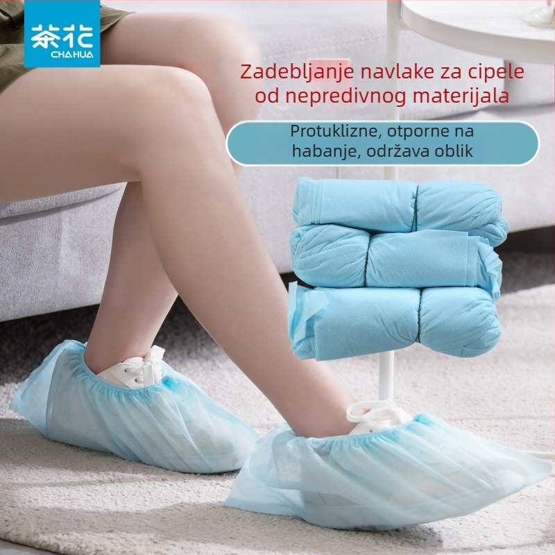 Jednokratne navlake za cipele za kućnu i unutarnju upotrebu, vodootporne, zaštita od prašine, protuklizne, od netkanog materijala