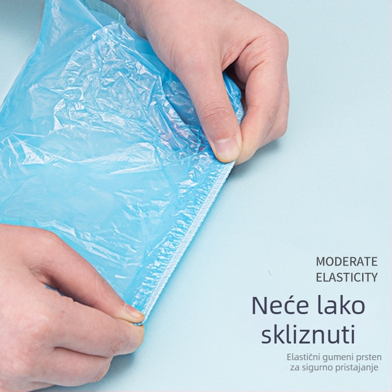 Jednokratne navlake za cipele za unutarnju upotrebu, univerzalna prilagodba, PE debeli plast, zaštita od prašine, vodootporne i protuklizne