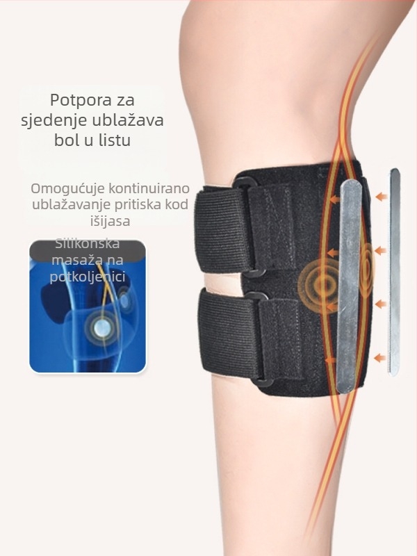 Podesivi pojas za ublažavanje nelagode u sedalnoj regiji i boli u listovima, samoljepljivi kompresijski masažni pojas za donji dio leđa i kuk.