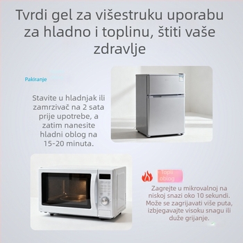 Gel zaštitne navlake za listove s dvostrukom terapijom hladnoće i topline, ponovno upotrebljive za sport