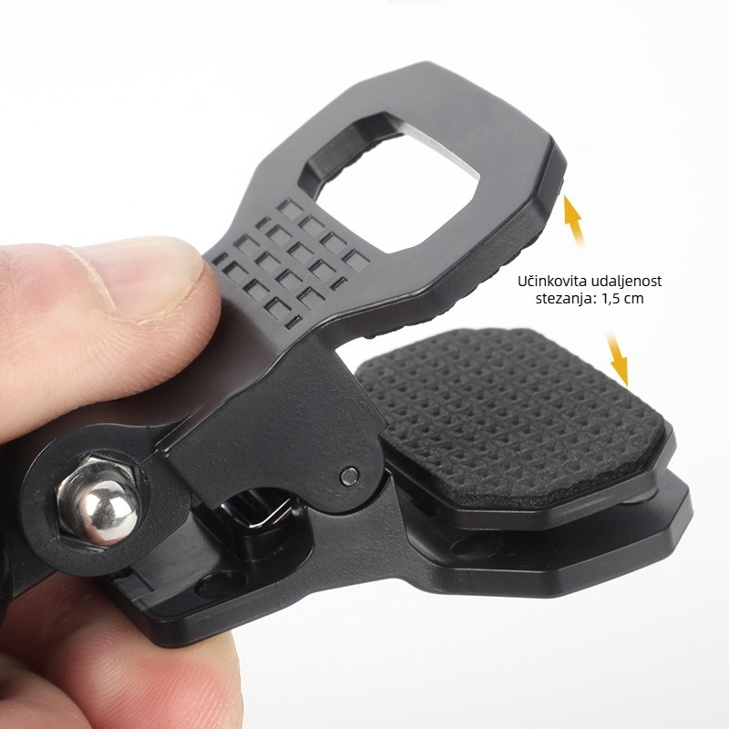 Svjetlosni dodatak – klips za GoPro i mobitel, plastični, nosivost do 2 kg, težina 40 g