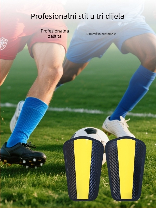 Trodijelni štitnici za potkoljenicu od karbonskih vlakana za nogomet – trening i zaštita
