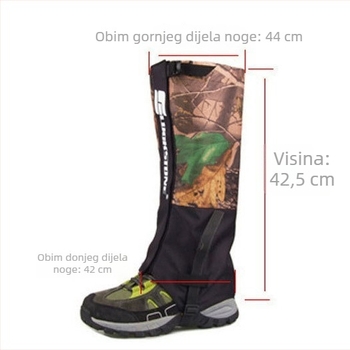 Zaštita listova za kampiranje i planinarenje, 500D Oxford tkanina; zaštita listova; za odrasle; pogodno za alpinizam, planinarenje, skijanje, vožnju biciklom