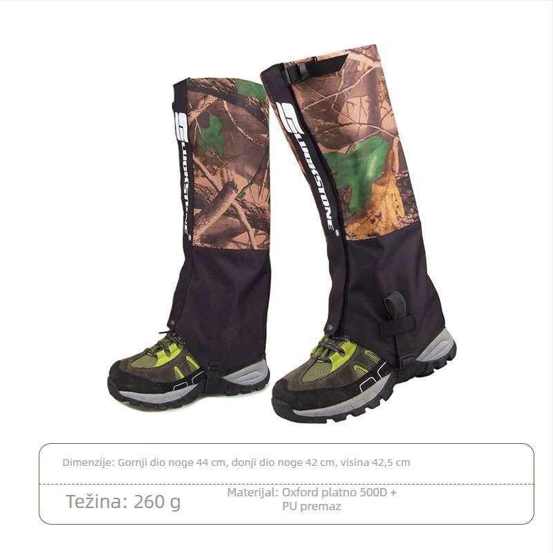 Zaštita listova za kampiranje i planinarenje, 500D Oxford tkanina; zaštita listova; za odrasle; pogodno za alpinizam, planinarenje, skijanje, vožnju biciklom