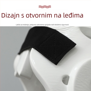 Karaté kaciga s zaštitom lica za natjecanja i treninge — tijelo od poliesterskih vlakana