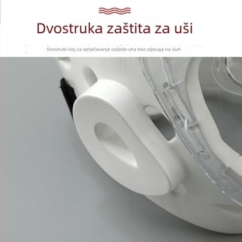 Karaté kaciga s zaštitom lica za natjecanja i treninge — tijelo od poliesterskih vlakana