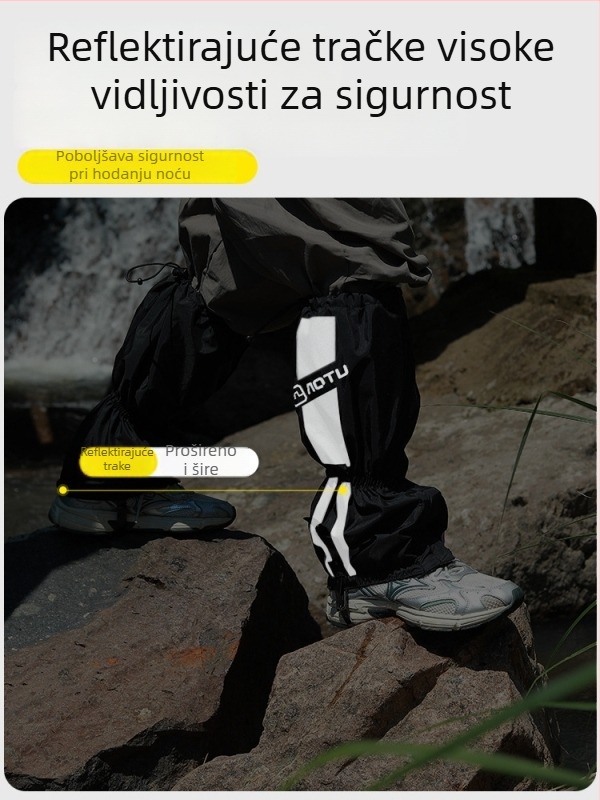 Aotu snježni gaiteri za planinarenje, Taslan materijal, zaštita potkoljenice, unisex, vodootporni i otporni na prašinu