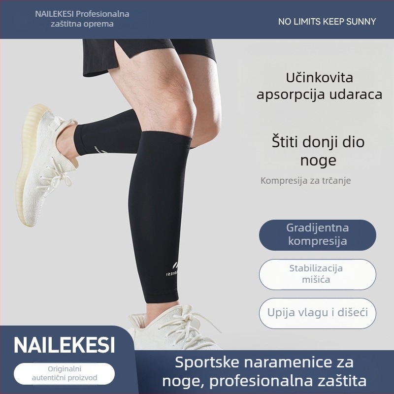 Kompresivne legice za listove za trcanje i vožnju bicikla, Lycra, unisex