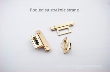 Brava za torbe - metalna, dodatak za prtljagu, 0.06 kg