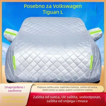 Pokrov za auto Tiguan L, Oxford tkanina, zaštita od sunca i kiše, toplinska izolacija, zaštita od mraza i snijega
