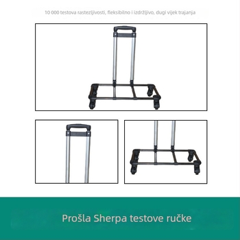 Aluminijski teleskopski okvir za ruksak s kotačićima – Enju, model Ej8a04cj-c3, jesen 2022