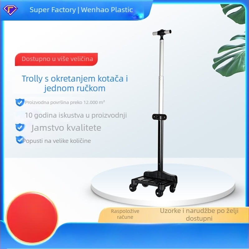 Teleskopska ručka za kofer s okretnim kotačićima – Željezo, Jesen 2018, dodaci za torbe