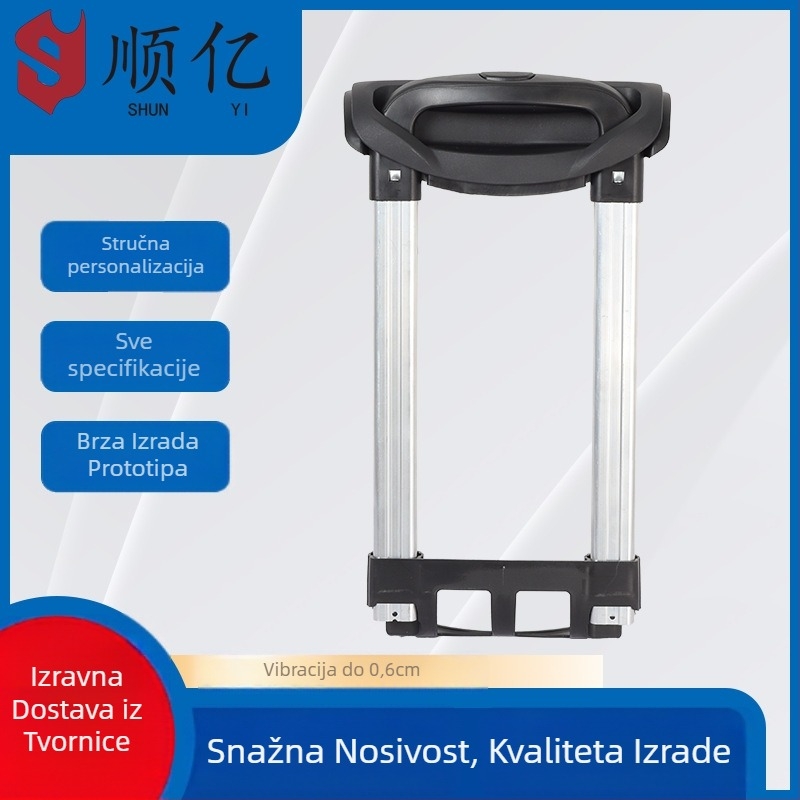 Shunyi aluminijska vučna ručica za prtljagu – izuzetno lagana, otporna na udarce, smanjenje opterećenja, proljeće 2023