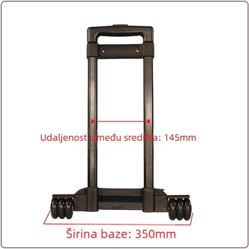 Aluminijska vučna šipka za prtljagu – Huiqiao, namijenjena putnim kovčezima, kutijama alata, kozmetičkim torbama i školskim torbama