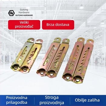 Teleskopski podesiva vučna šipka za šarkemasažne postelje, 5/7/10 pozicija, galvanizirano željezo, hardver za namještaj