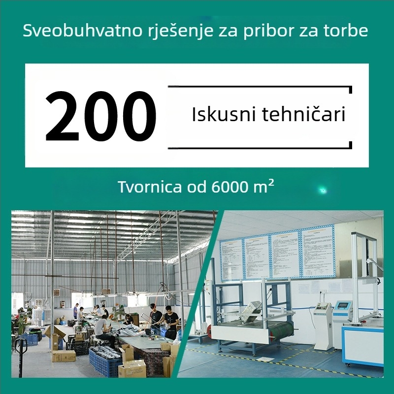 Aluminijski dodaci za prtljagu – model 8A04CJ-C3, sklopiva kolica s univerzalnim kotačićima, teleskopska šipka