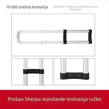 Aluminijski teleskopni kolica za prtljagu, model H112-e, serija 112, marka Lianxing