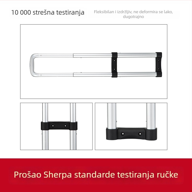 Aluminijski teleskopni kolica za prtljagu, model H112-e, serija 112, marka Lianxing
