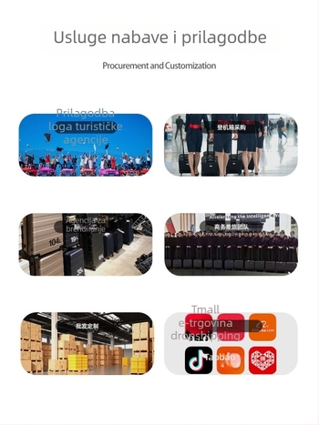 Kozmetička torbica za pohranu sa zatvaračem, 1 kg, vodootporna, ultra lagana, s univerzalnim kotačićima, kombinacijskim lokotom