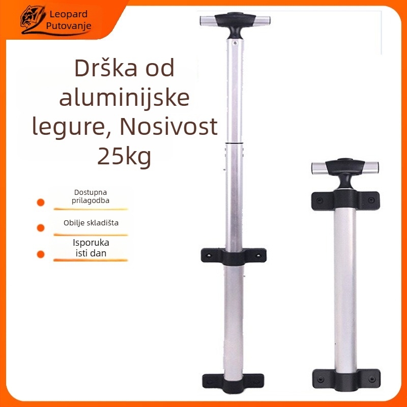 Aluminijski kolica za prtljagu – dodatak za prtljagu, Excellent travel, može se pohraniti, proljeće 2025