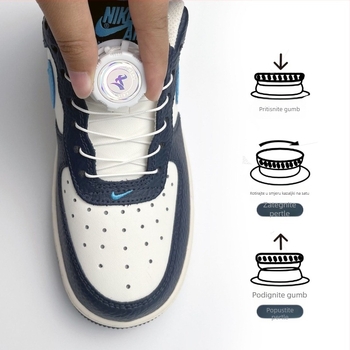 Okretne kopče za vezice, duljina 120, za sportske, kožne, čizme, sandale i casual obuću; četiri godišnja doba, svakodnevni stil